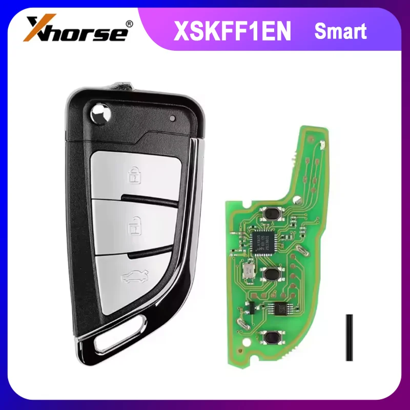 1/2/5 قطعة Xhorse XSKFF1EN VVDI مفتاح ذكي سكين نمط 3 زر العالمي عن بعد الوجه مفتاح مع وظيفة القرب لأداة مفتاح VVDI #1