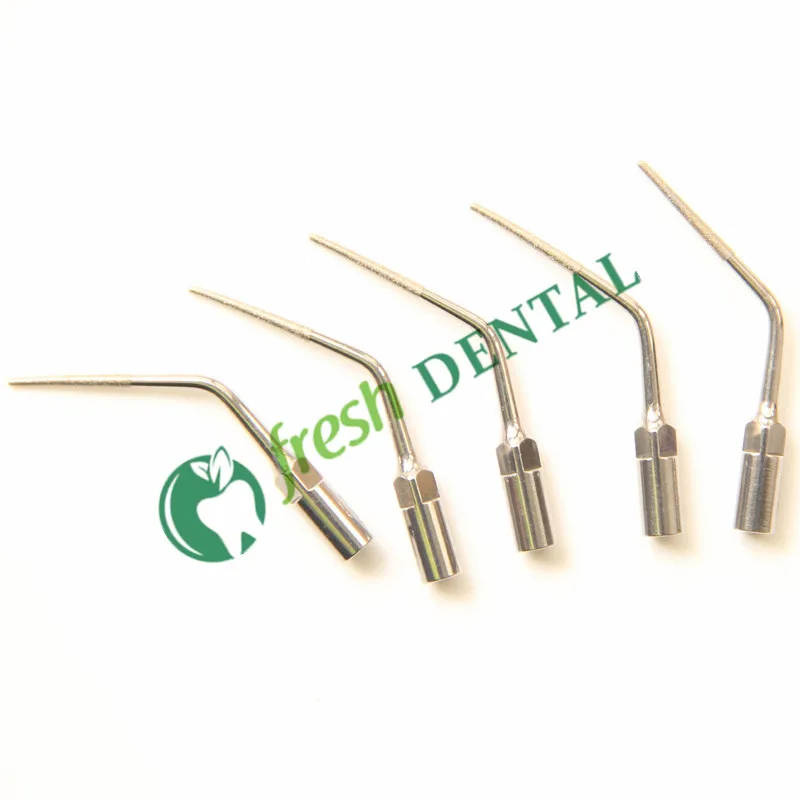 10 pçs dental ultra sônico scaler dicas e3d novo diamante dental revestido endodontic endo ponta compatível pica-pau/ems e3d