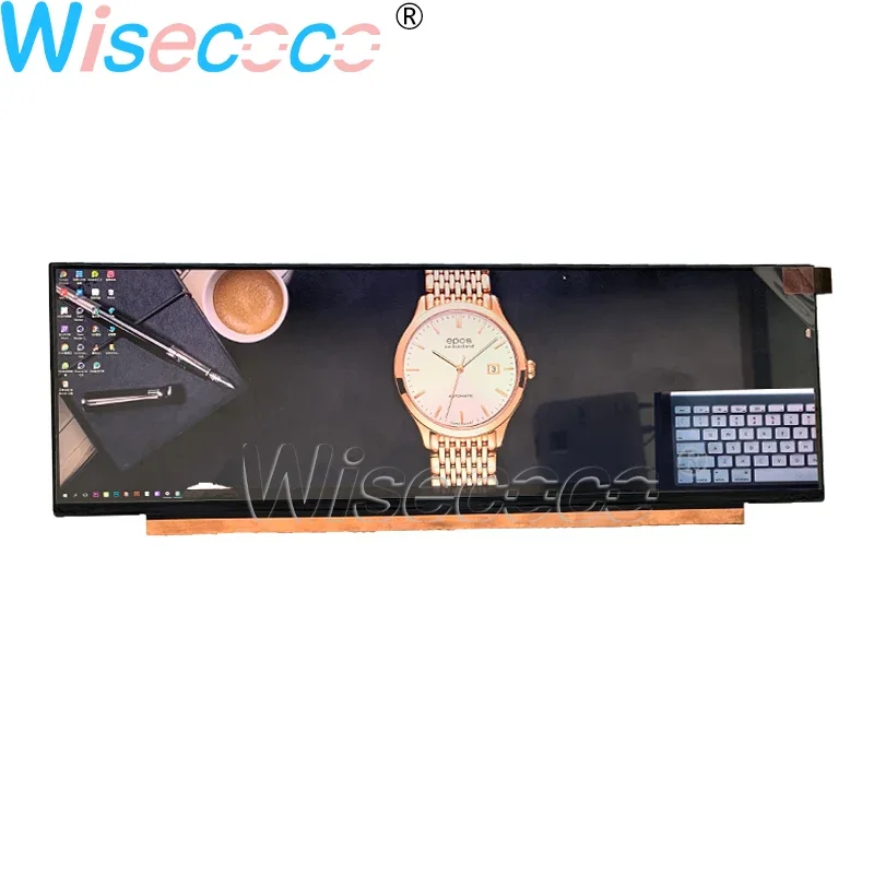 14 Inch 3840×1100 Slim Stretched Bar LCD Display 4K ADS Screen NV140XTM-N52 eDP 30 Pins Type-C Audio Controller Board