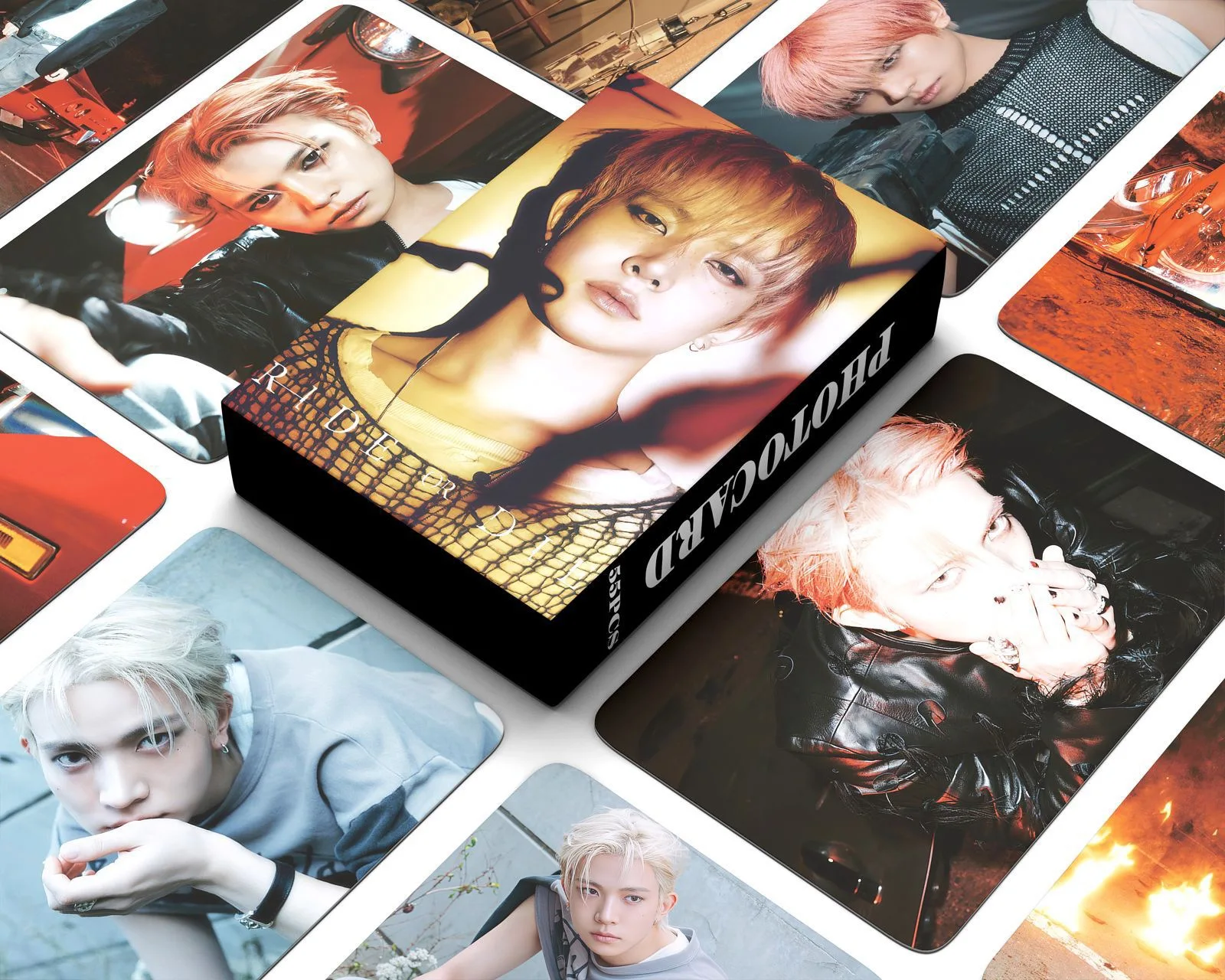 55 cartes photo de haute qualité de l'album « RIDE OR DIE » de l'idole coréenne HEESEUNG, cartes Lomo pour les fans, cartes photo HD EVAN
