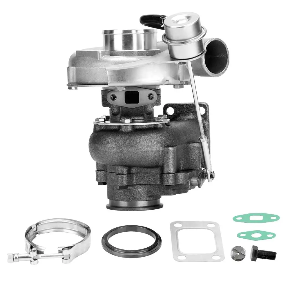 T04E T3/T4 .63A/R Turbocharger Compressor 420 Internal Wastegate V-Band Upgrade Kit 29256572