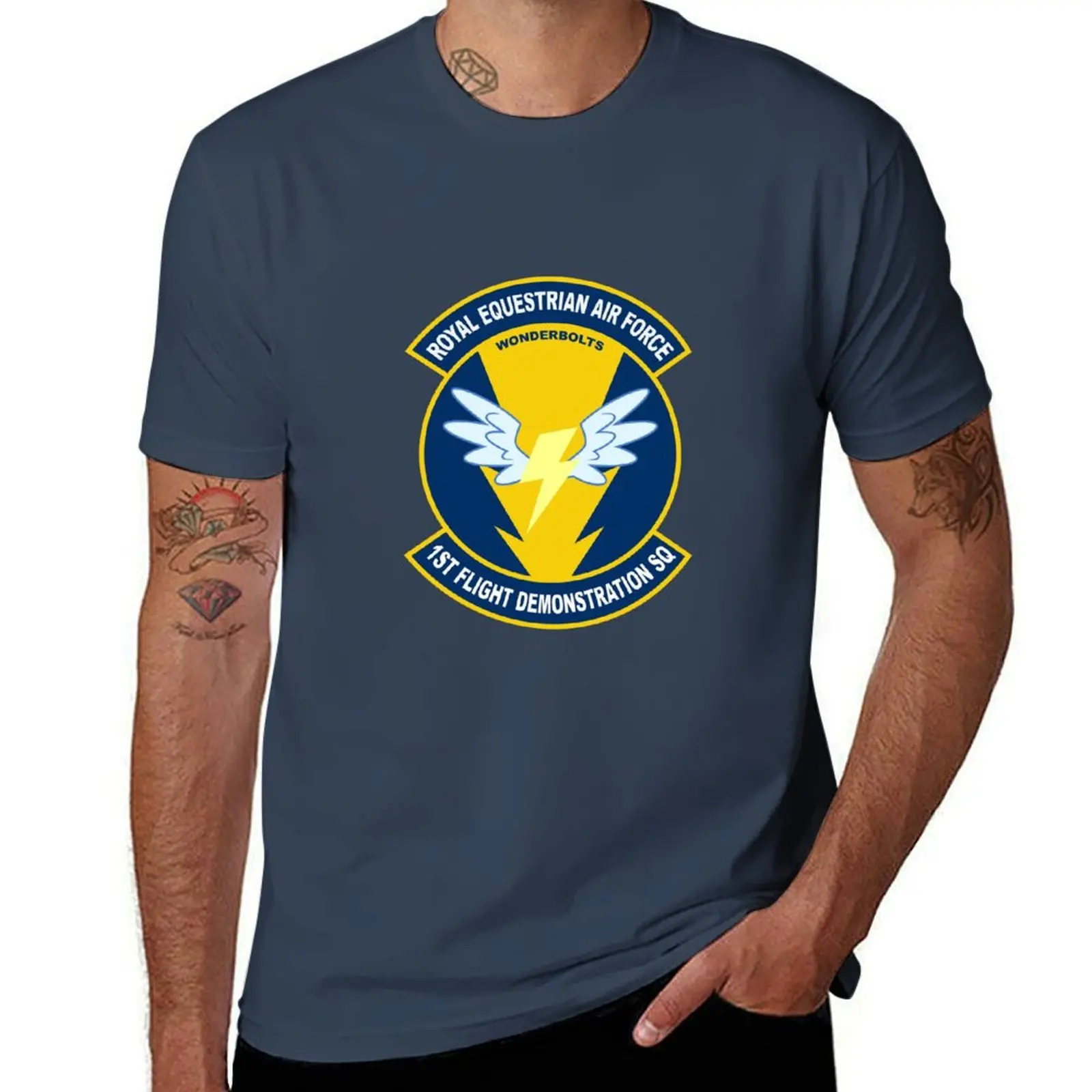 

Wonderbolt Squadron Shirt (Large Patch) T-Shirt baggy shirts oversized graphic tee summer top Men's clothing