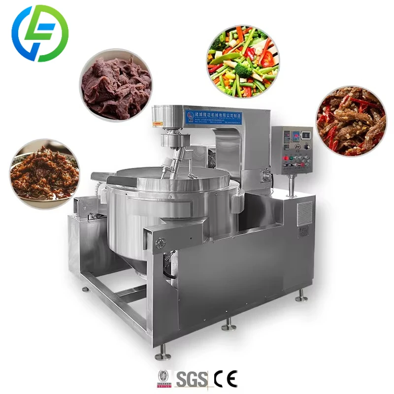 Customize Electric Oil Gas Steam Mixing Jacketed Kettle Sugar Caramel Candy Cooking Mixer Machine Jacketed Kettle with Mixer