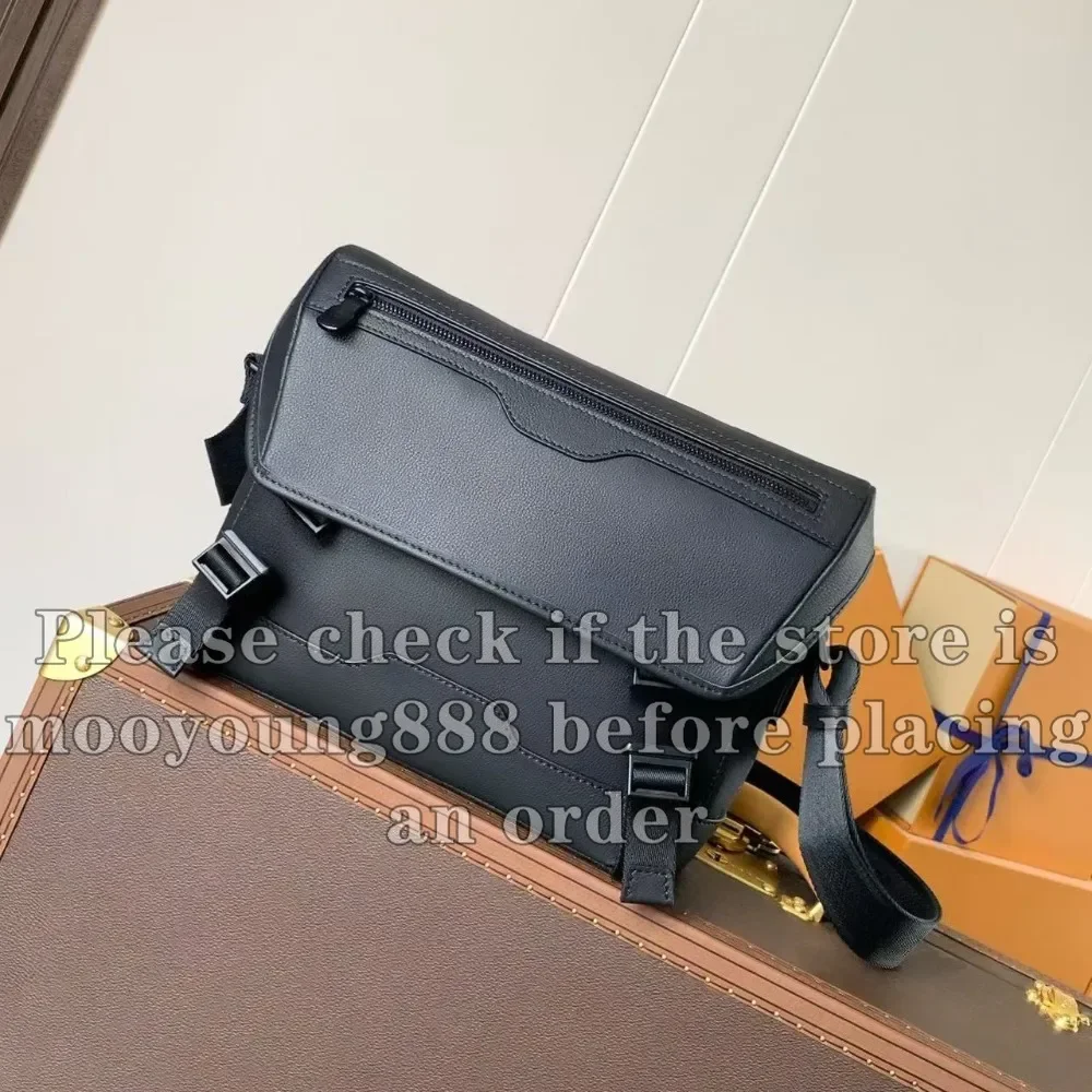 

wholesale price 12A upgrade mirror quality designer medium messenger bag for men luxury 33cm embossed leather crossbody