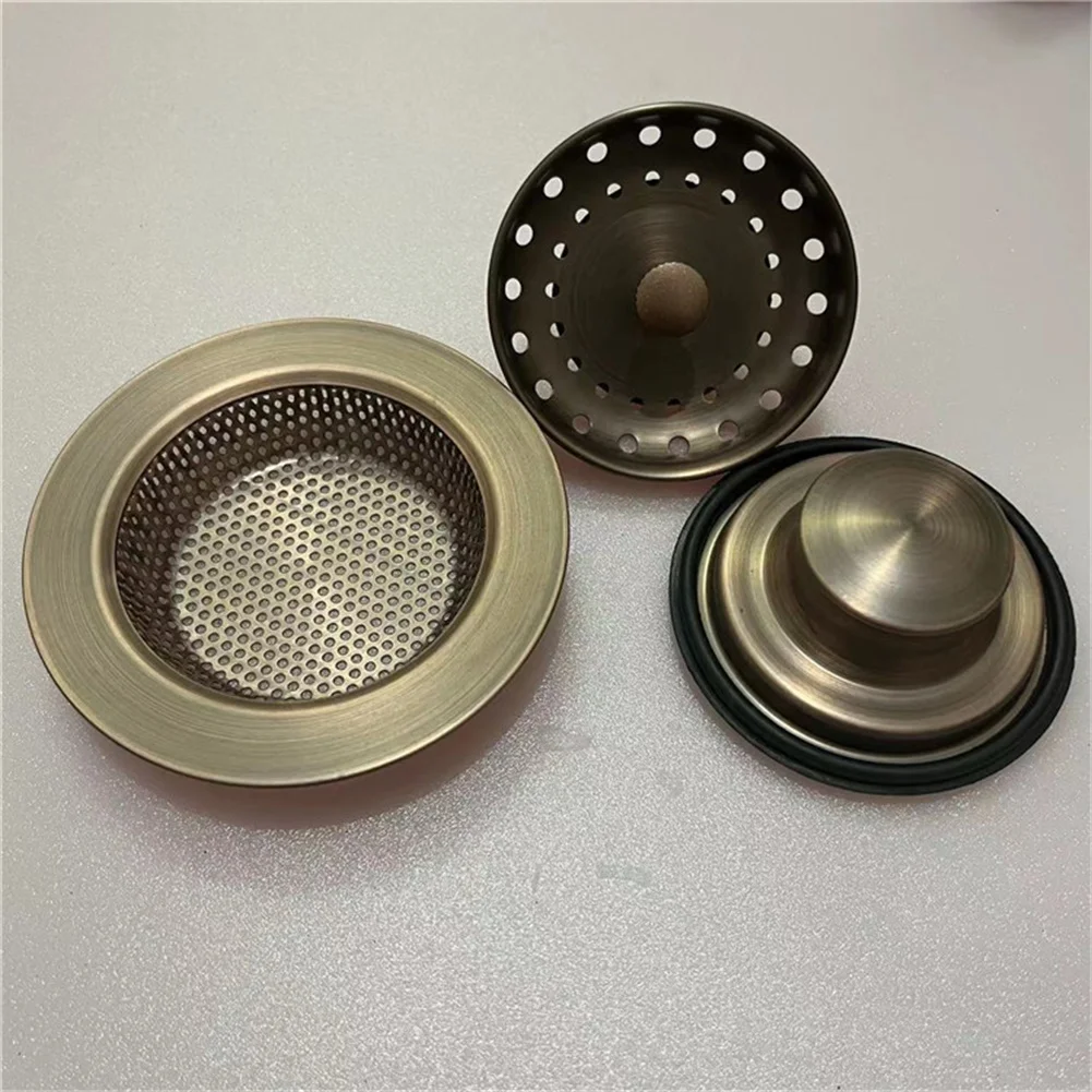 Drainage Management Kit Gold Sink Basket Home Improvement As Shown Clog Prevention Drain Strainer Easy To Clean