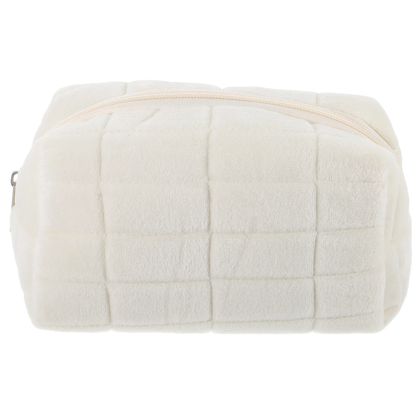 Bolsa de maquillaje de gran capacidad, bolsa de almacenamiento de lona, organizador de viaje multifuncional, estuche para lápices, duradero y portátil