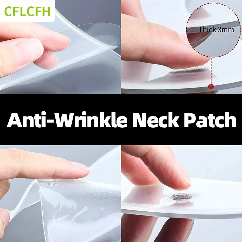 

Anti Wrinkle Neck Patch Firming Lifting Skin Care Neck Fine Lines Chin Wrinkle Removal Anti Aging Sticker Silicone Reusable Pad