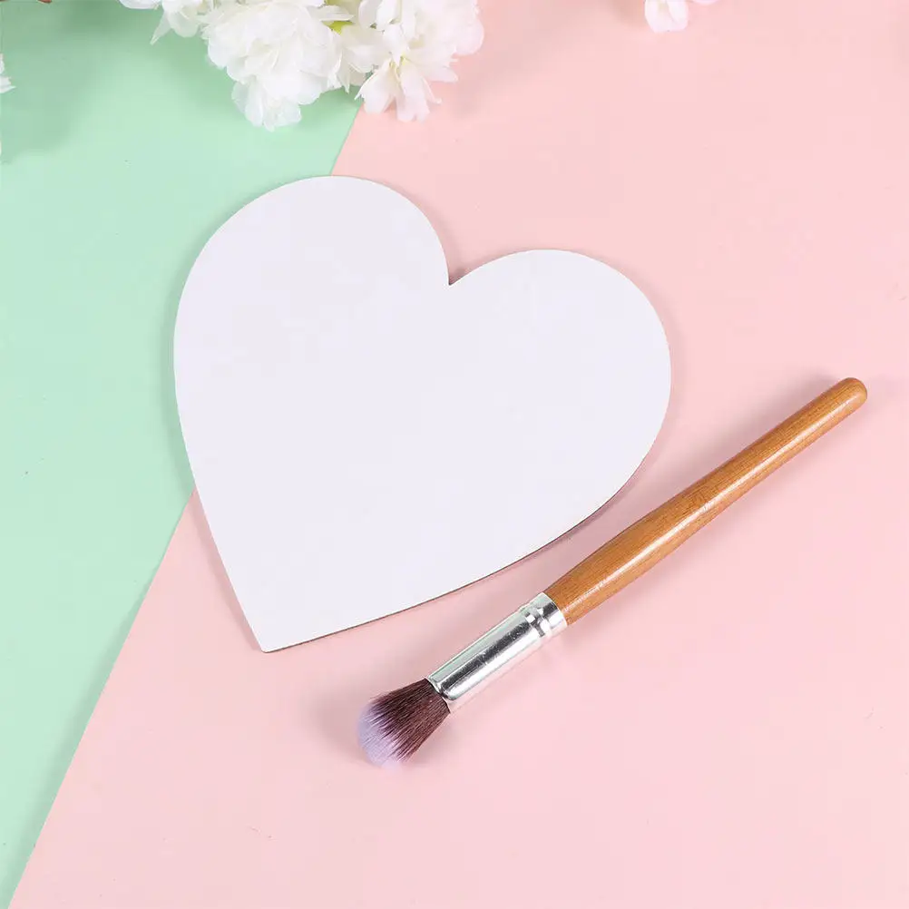 

10Pcs Oil Painting Board Heart Shape Cotton Drawing Boards Artist Practice Art Panels Classroom Hobby Sketchpad Supplies