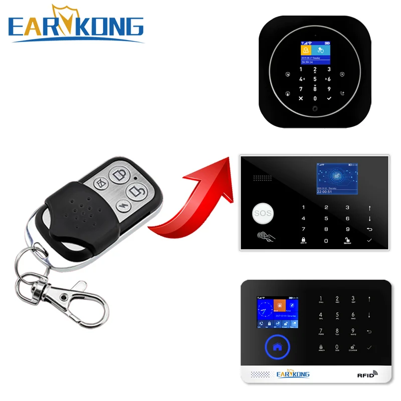 Free Shipping 433MHz Wireless Remote Controller, 4 keys, big button, very popular in European market