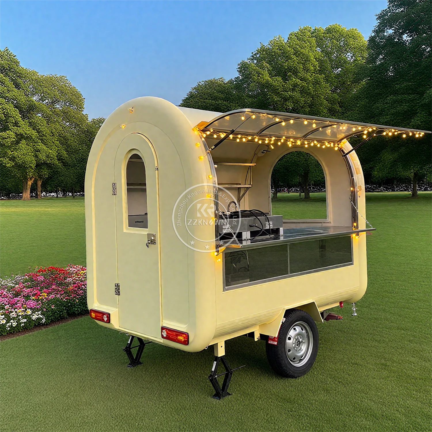 

Outdoor Mobile Food Trailer Kitchen Concession Burger Shawarma Bbq Fast Food Vending Trailer Truck With Kitchen Equipment