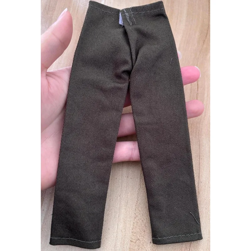 남성 군인 녹색 바지 WWI 미군 전투 바지 의류 모델, 12 인치 액션 피규어 바디, 1/6 체중계