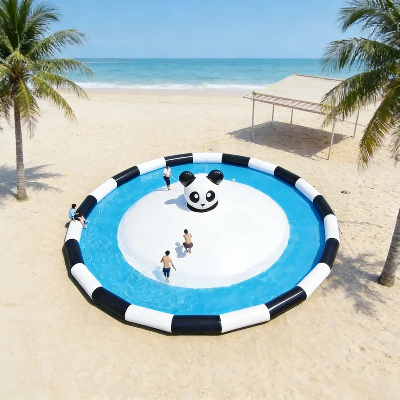 

Inflatable Pool with Jump Ball - Pool Set for Kids & Adults for Backyard Water Fun