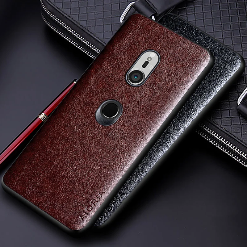Sprawa dla Sony Xperia XZ3 XZ4 luksusowe PU skóra pokrywa z miękkim TPU 3w1 materiał Coque dla Sony Xperia XZ3 XZ4 XZ1 przypadku fundas