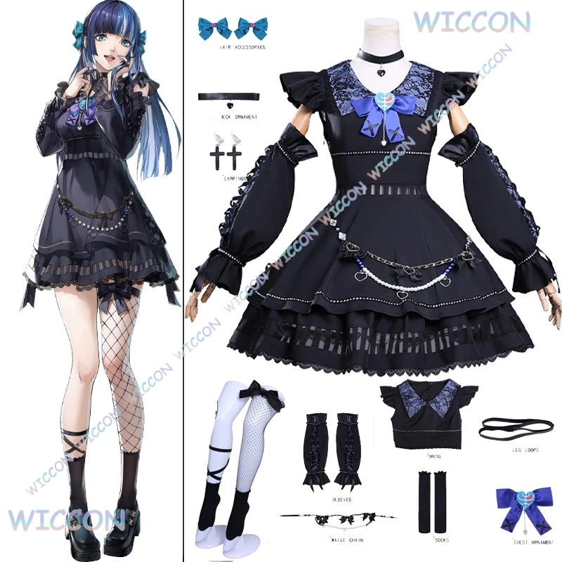 

Hemera/Ichigo Cos Shikano Berry Megami Косплей Костюм Платье Игра 2025 Хэллоуин Взрослые Женщины Одежда Для Ролевых Игр Экспо Одежда Девушка