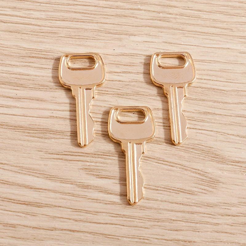20 Stück 12x24mm 2 Farben Niedliche Legierungs-Schlüsselanhänger für Schmuckherstellung, Halsketten, Ohrringe, Armbänder, DIY-Bastelzubehör – Detail 3