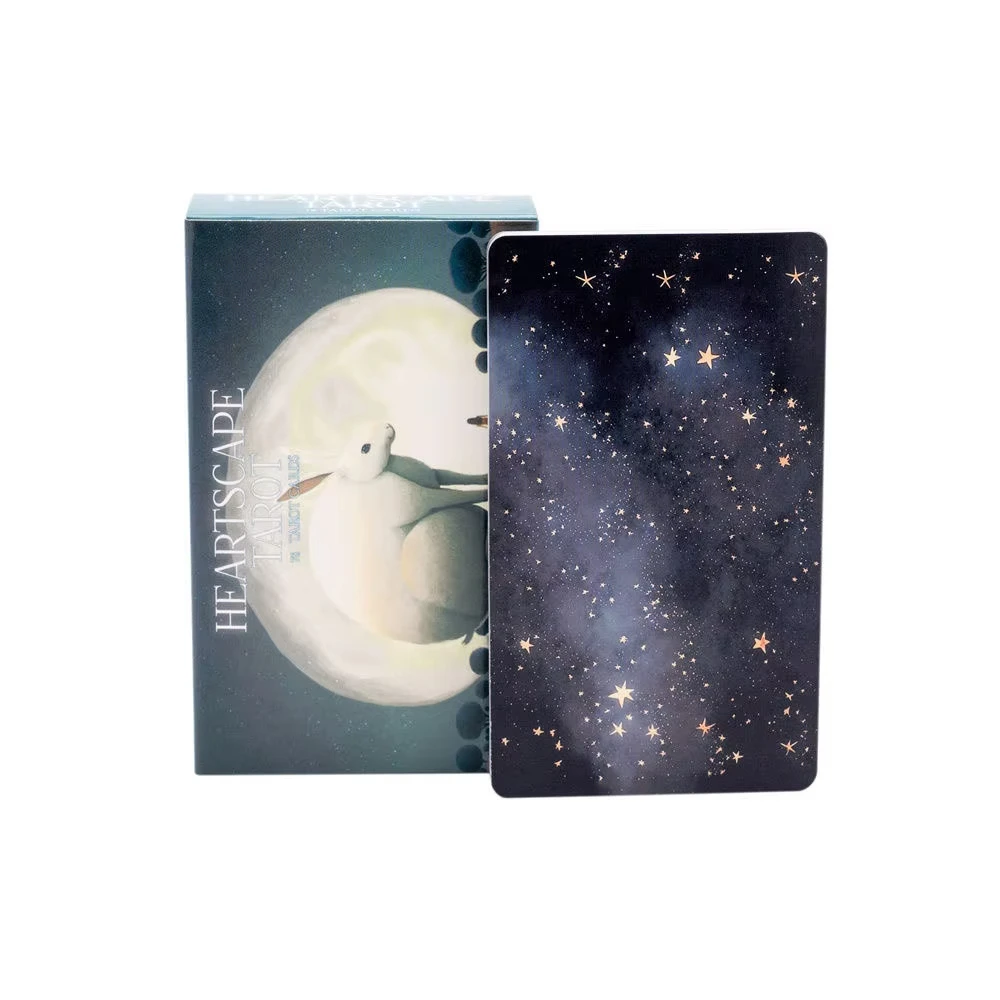 

Hot Selling Heartscape Tarot Leisure Entertainment Card Family Gathering Divination Deck Tarot Board Playing Card Game