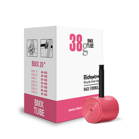 RideNow Ultralight BMX Bike Inner Tube 20 Inch TPU Inner Tire 42mm Length Schrader Valve 20x1.9-2.5 Inch Super Light Tube