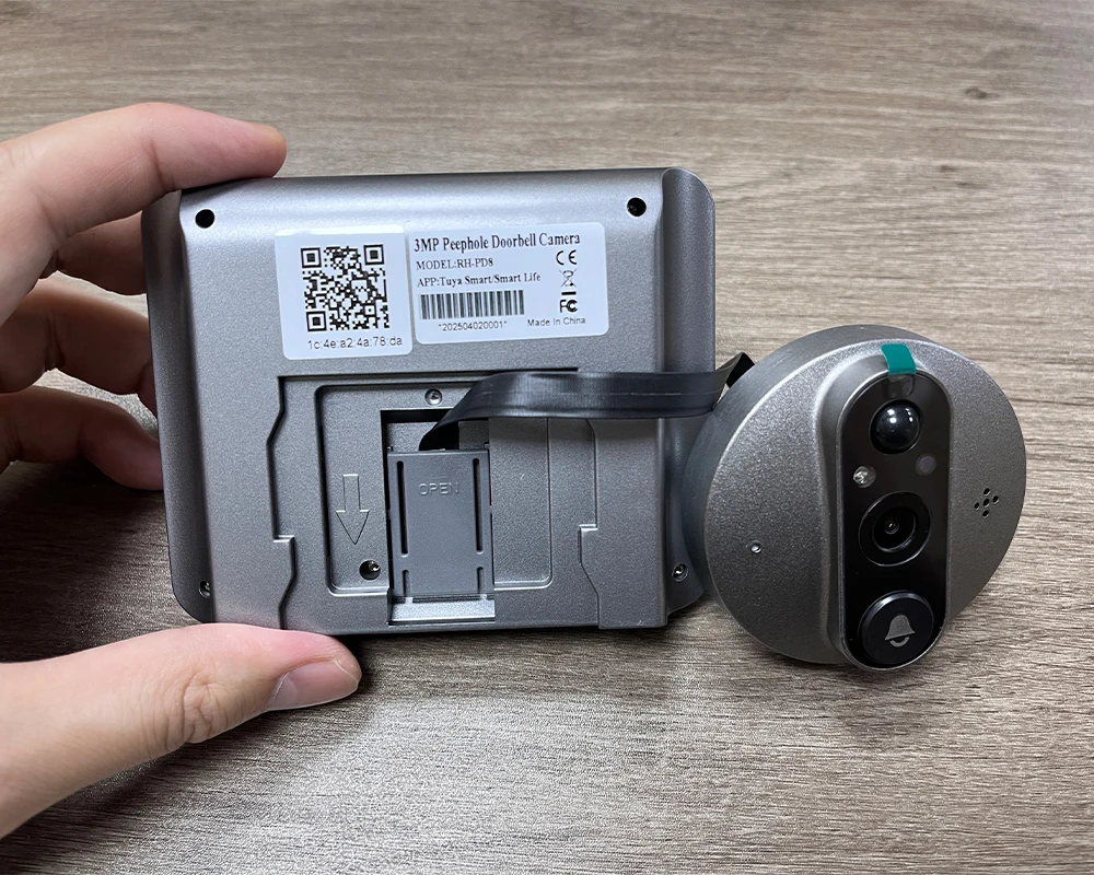Tuya peephole door camera product view 21