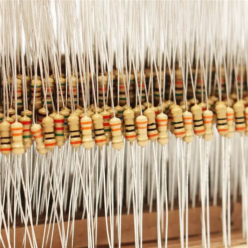 1000pcs/lot 1/4W resistors assorted kit 0.25W Carbon Film resistance set 2.2 ohm -2.2 M Assortment resistor 2.2 ohm 100 ohm