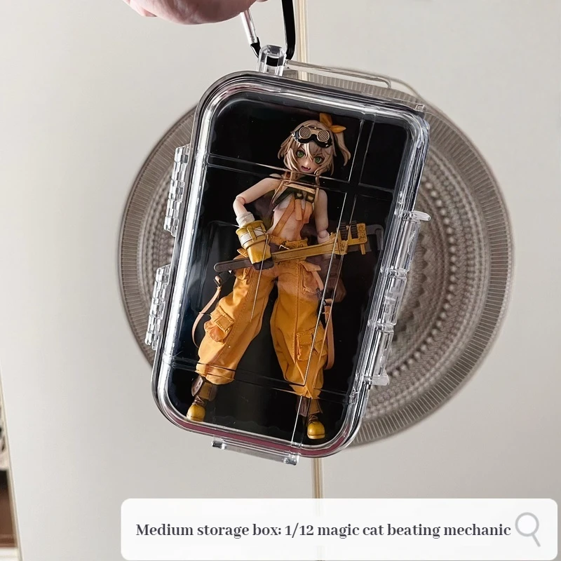 Anime Peripheral Model Transparent Display Box Storage Box Pendant Backpack Accessories Customized Collection Toys Gifts