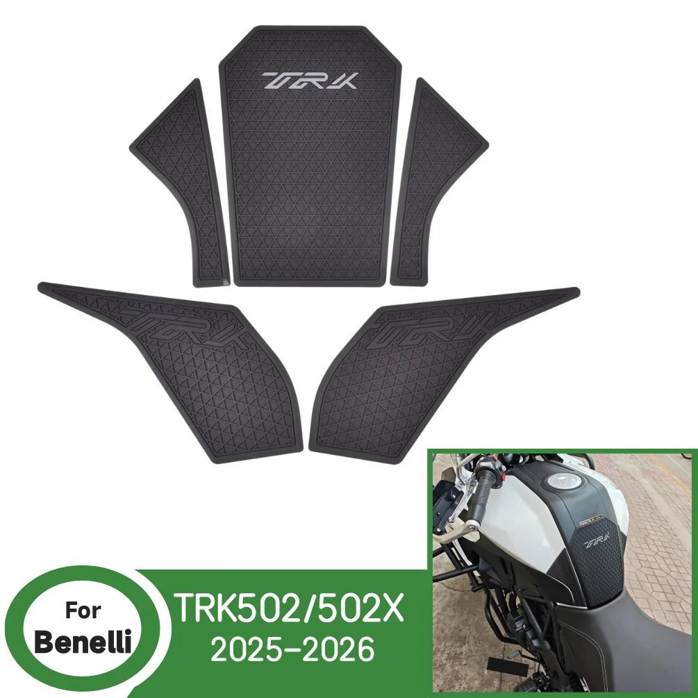 TRK502 TRK502X Anti Slip Fuel Tank Stickers Gas Cap Oil Protect Pad For Benelli TRK 502X 502 2025 2026 Motorcycle Accessories