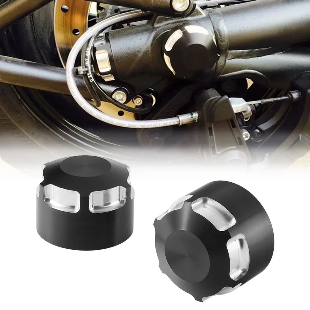 

Pair Rear Wheel Nut Cap Protection Cover For Bombardier For Spyder 2008 To Present For GS For RS For RT For ST For F3
