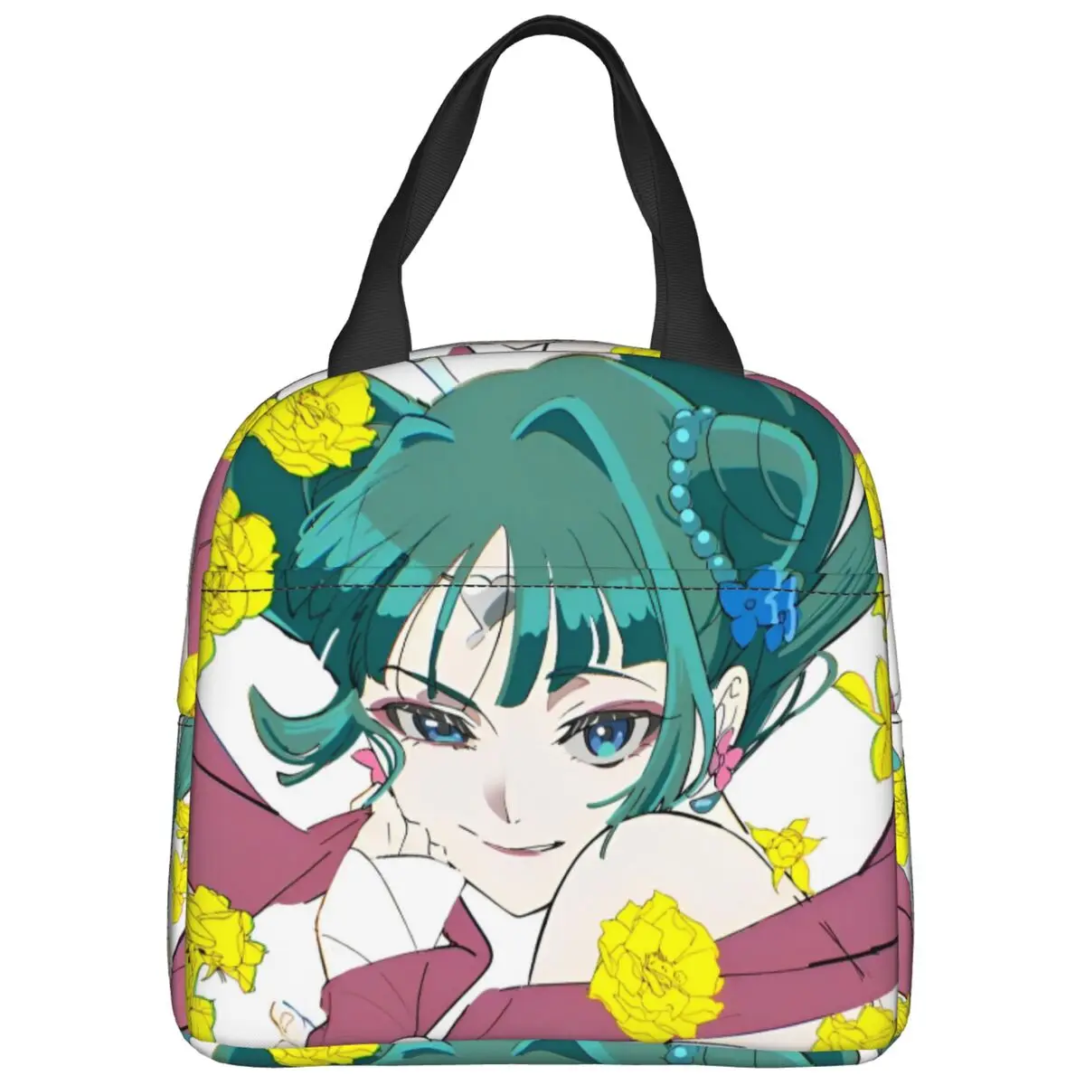 

Maomao Anime Lunch Bag Outdoor Picnic Lunch Box For Child Fun Graphic Design Thermal Handbags Oxford Portable Zipper Cooler Bag