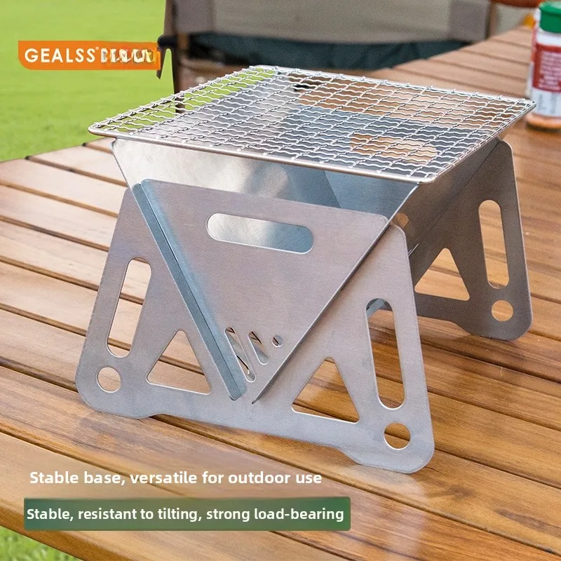 

Уличная кулачковая печь из нержавеющей стали, портативное оборудование для пикника, караоке, яма для костра, размер кактуса, легкая горелка для пеших прогулок