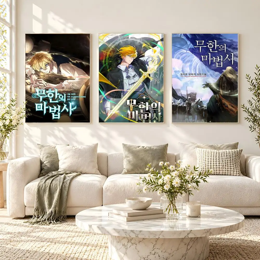 comic Infinite Mage Poster Poster HD Frameless Fresh Natural Style Wall Art Home Decor For Living Room Bedroom Gift