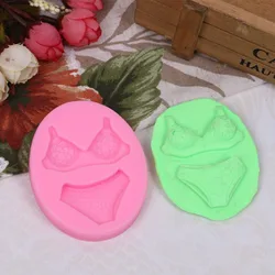 A Sexy Lace Underwear Silicone Mold,For Resin Clay、Candle Aromatherapy Making、Fondant Cake Decoration Silicone Mold