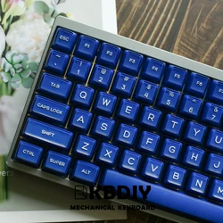 KBDiy 135 клавиш PBT Klein голубые клавиши пользовательские прозрачные клавиши набор клавиш Double Shot SA профиль для механической клавиатуры ISO клавиши