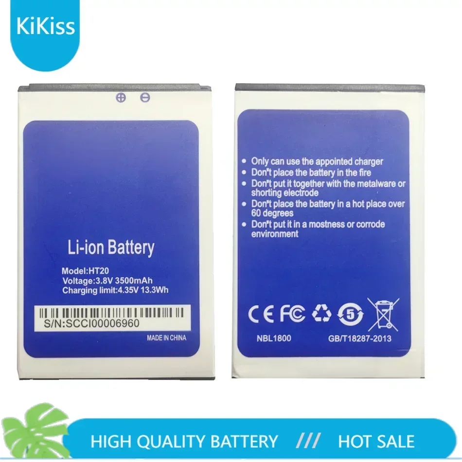 Mobile Phone Battery For HOMTOM HT20 Pro HT20Pro Battery Baterij Cell Mobile Phone Batteries 3500mAh