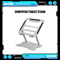 Universal Laptop Tablet Stand Holder Adjustable Anti Slip Stable Metal Bracket Portable Laptop Riser Notebook Stand for Macbook