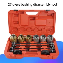 Car Disassembly Tool 27Pcs Car Universal Bush Bearing Removal Insertion Tools Set Press Pull Sleeve Kit Hand-held Removal Tool