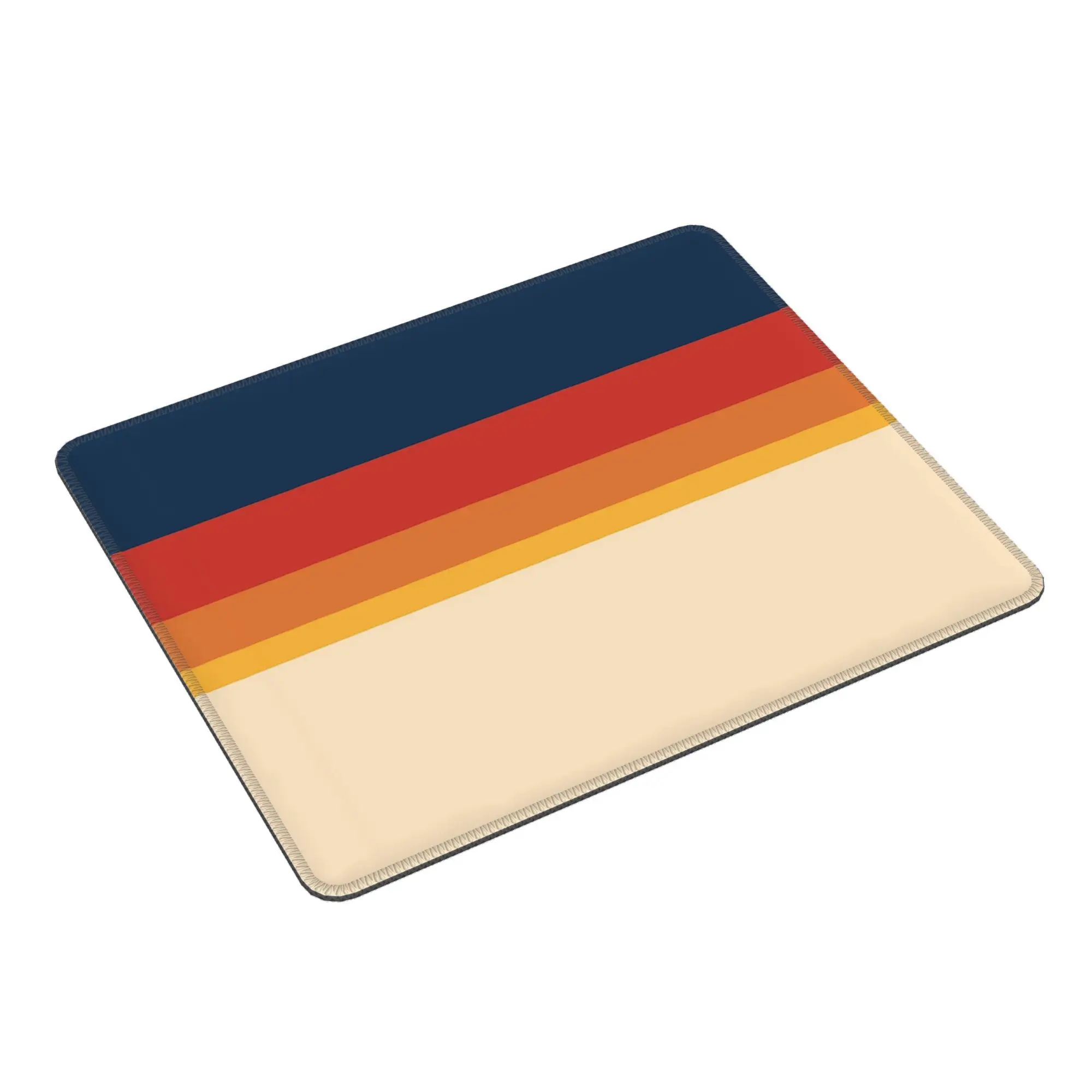 70s Vintage Stripes Retro Mouse Pad Computer Keyboard Mouse Mat Gaming PC Laptop Desk Mat Office Accessories Table Mats