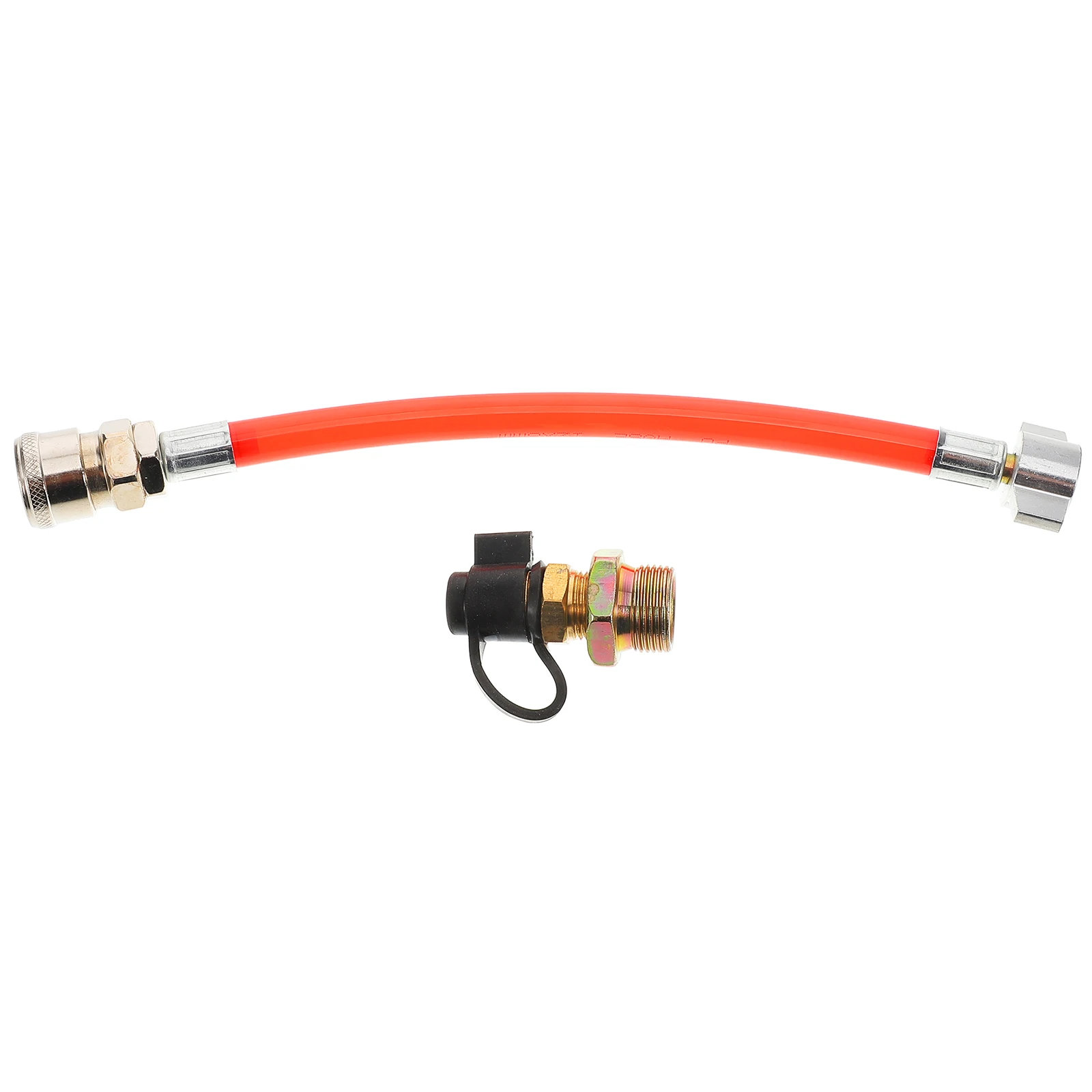 

Trailer Air Intake Hose Durable Gas Flow Lawn Mower Oil Drain Hose Assembly Copper Valve Tubing Storage Tank Camping