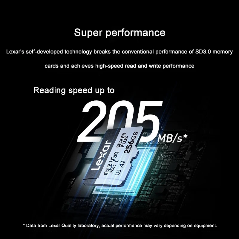 بطاقة ذاكرة Lexar Class 10 A1 256GB 128GB 64GB SDXC V30 U3 32GB SDHC V10 U1 512GB A2 1066x Micro SD بطاقة فلاش Microsd للهاتف