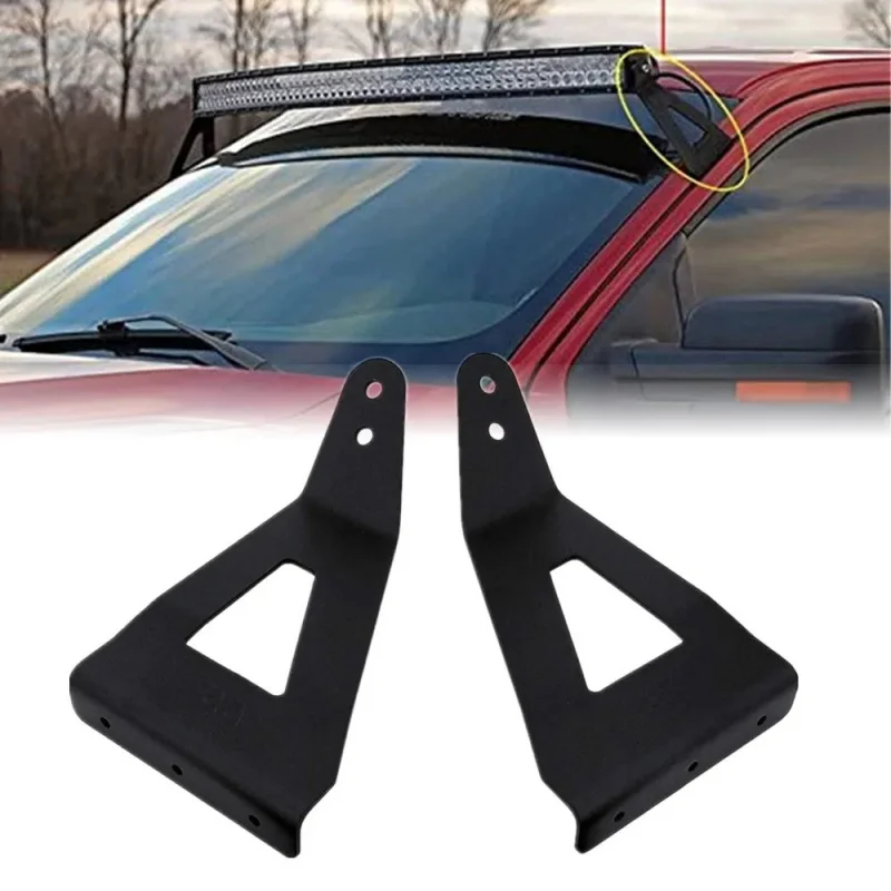 

SAAR Совместим с F-150 2004–2020 Крепление на крышу 52-дюймовый изогнутый кронштейн светодиодной панели