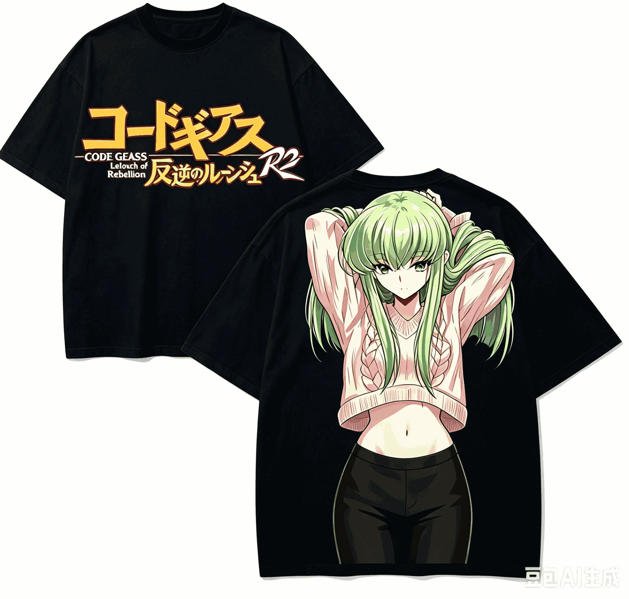 Code Geass Anime Lover T-shirt Harajuku Cotton New Model High Street Fashion Unisex Oversized high quality hot product Couples