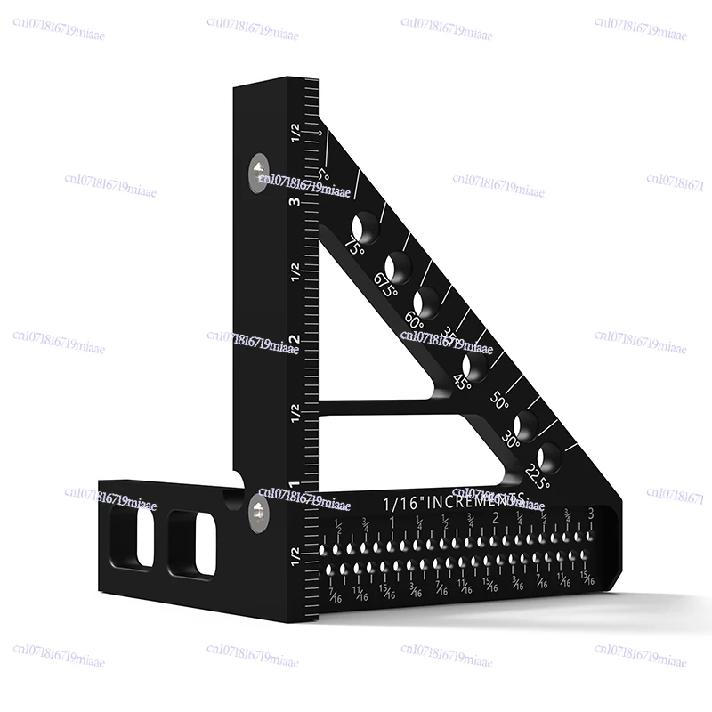 

Newly Upgraded Triangular Hole Ruler Woodworking Scribing Ruler