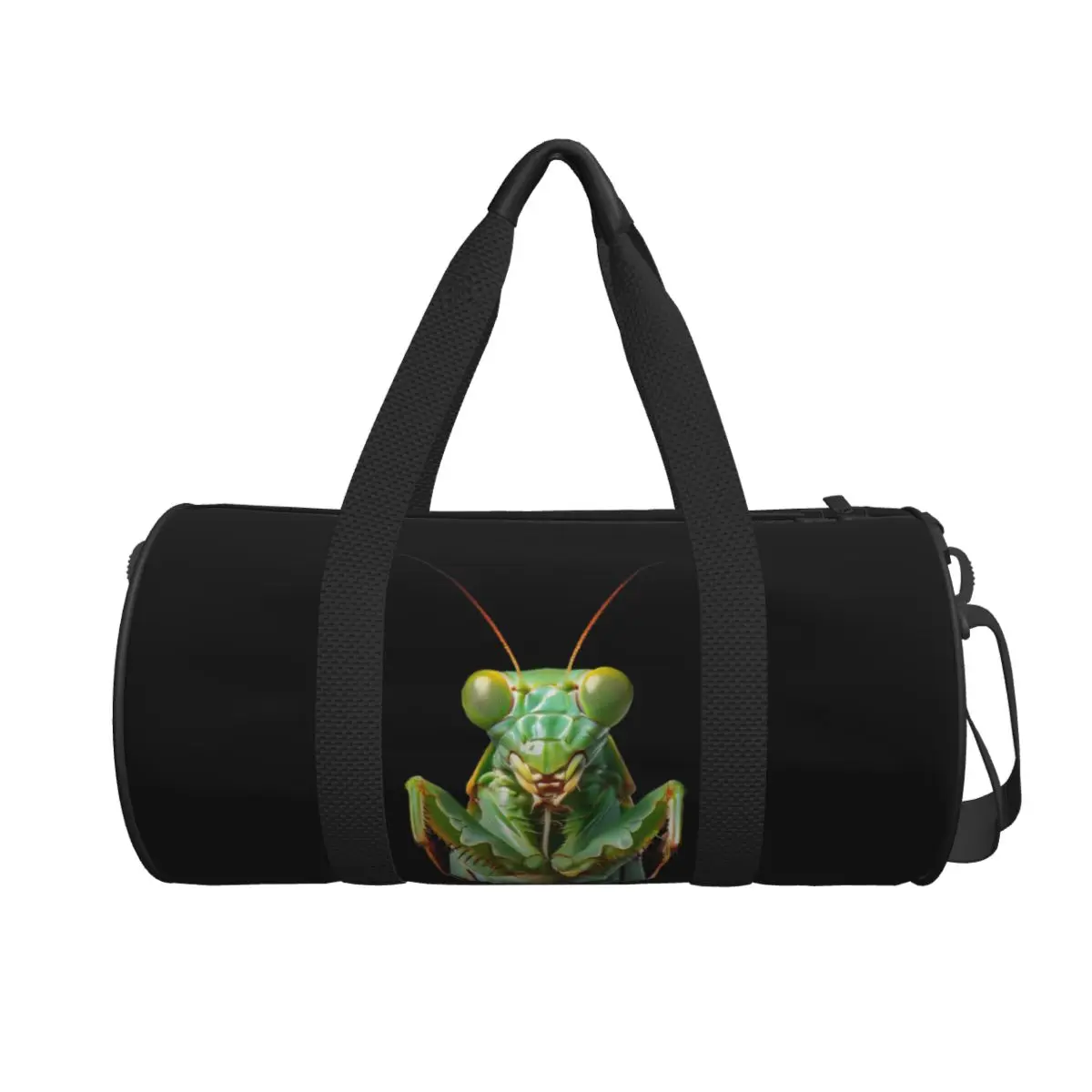 

Green Praying Mantis, Eerie Insect Art Large Duffle Gym Bag Waterproof Duffle Travel Bags Handbags Fitness bag
