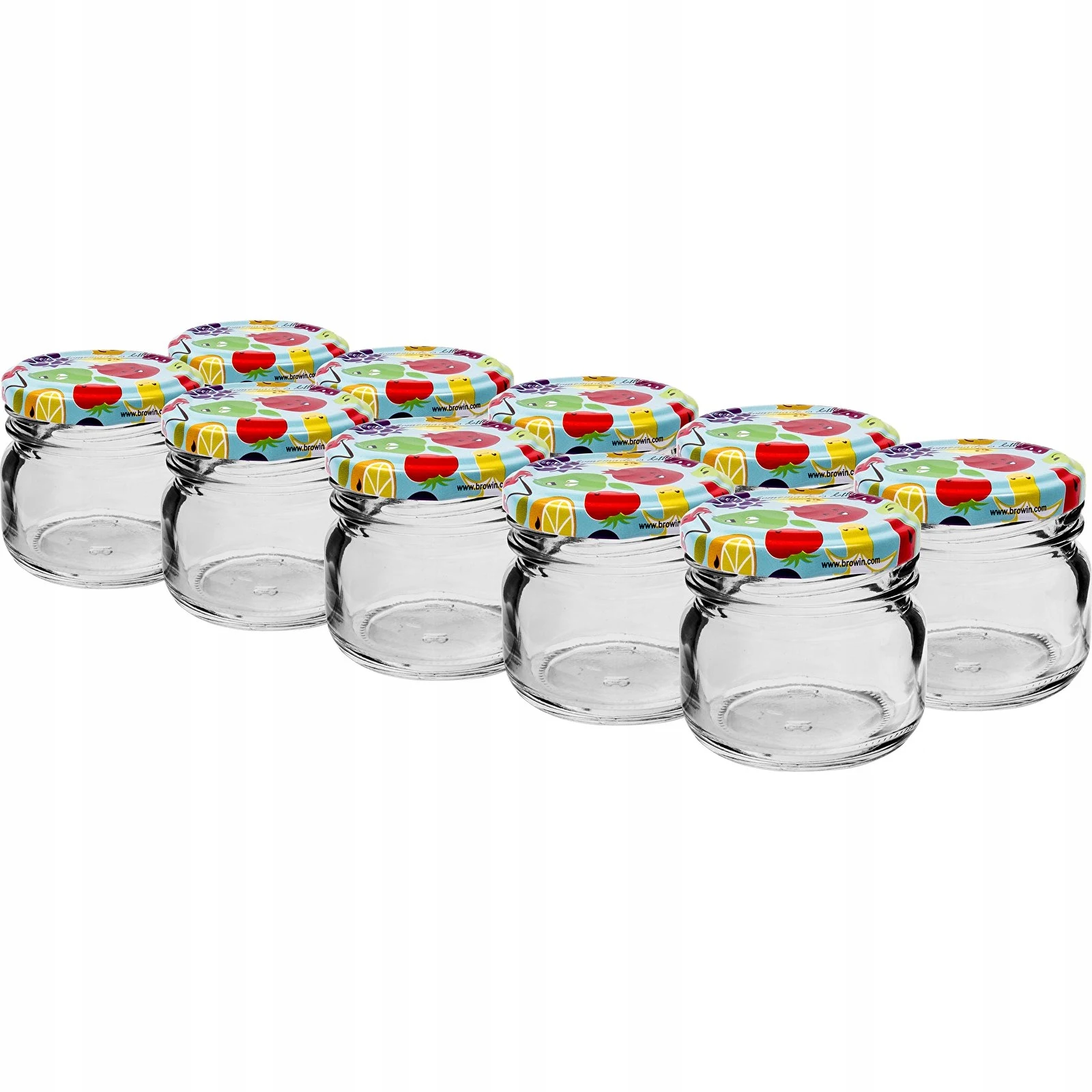 Een glazen pot met schroefdop TO fi43 30ml - 10 stuks