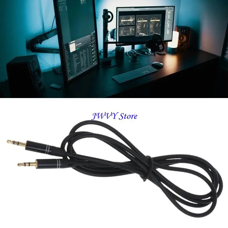 573A 2.5mm Male to 2.5mm Male Extension Cable Stereo 20cm/100cm Cable