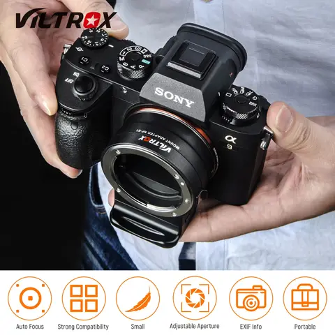 Viltrox NF-E1 Autofocus Adapter Ring for Nikon F lens to Sony E Series Cameras