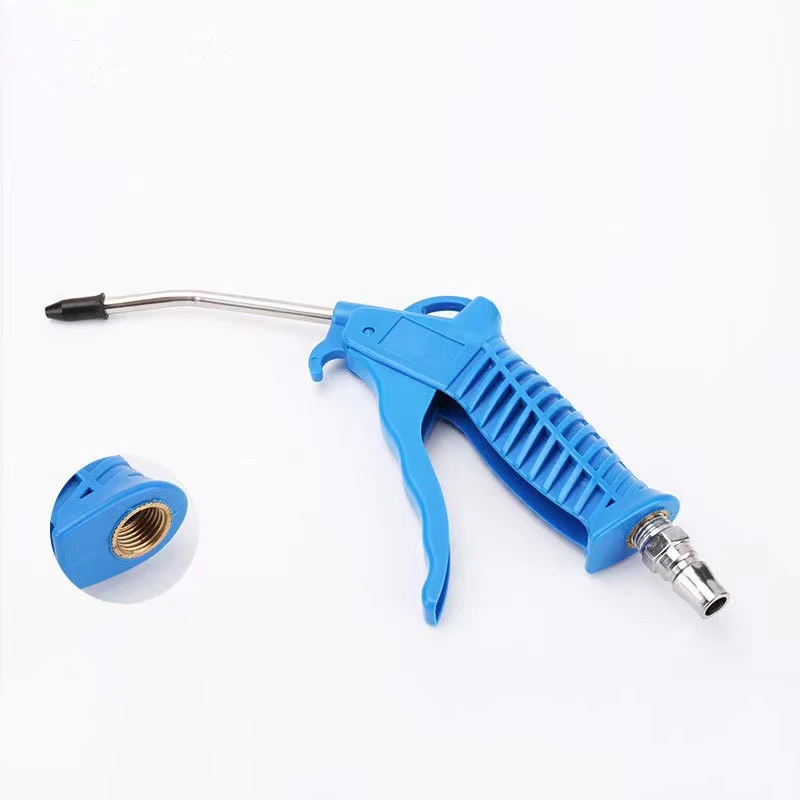 Pneumatic Hardware Tool Dust Removal Gun Blowing Air Soot Blowing Gun Air Pump Extended Nozzles High Pressure Dust Blowing Tool