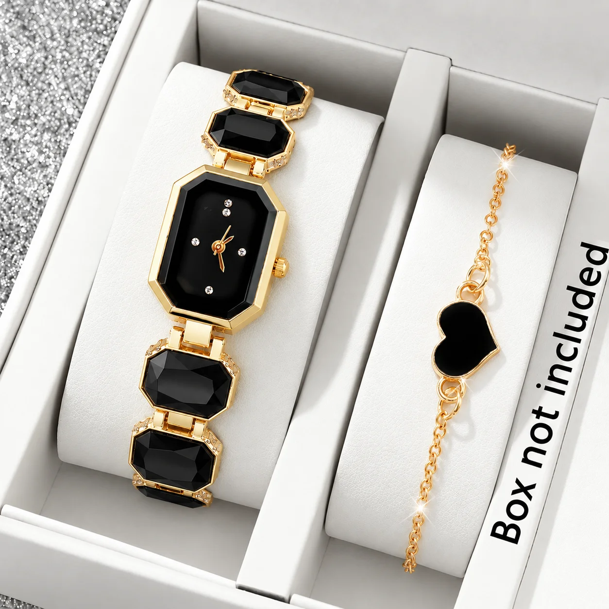 2-Piece/Set of Stylish Casual Quartz Watches, Ideal Gifts for Valentine's Day, Birthdays, Back-To-School Season, and Christmas