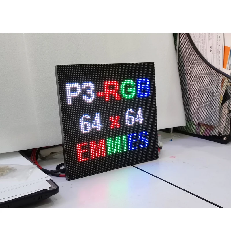 Indoor Full Color SMD RGB LED Video Sign P3 LED Display Module 192x192mm Matrix-Panel-LED-Board