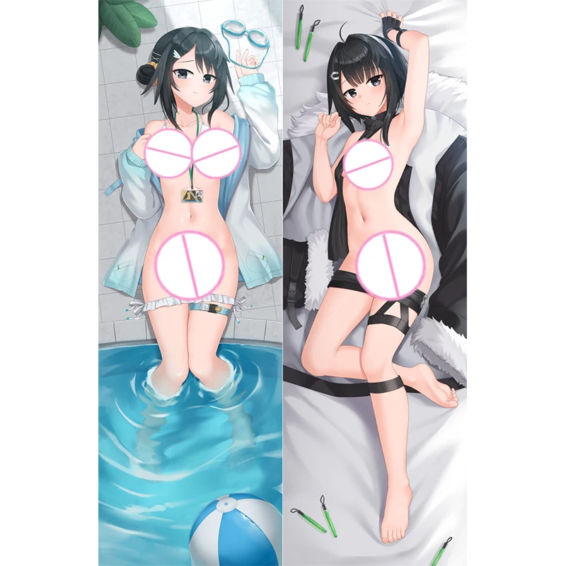 Dakimakura Anime Pillow Cover La Pluma Double Sided Print 2Way Cushion Bedding Festival Gifts Gifts