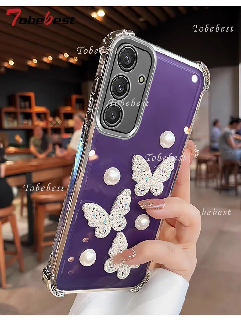 حافظة لهاتف سامسونج جالاكسي S25 Edge S24 S23 S22 S21 S20 Ultra FE Note 20 10 Plus