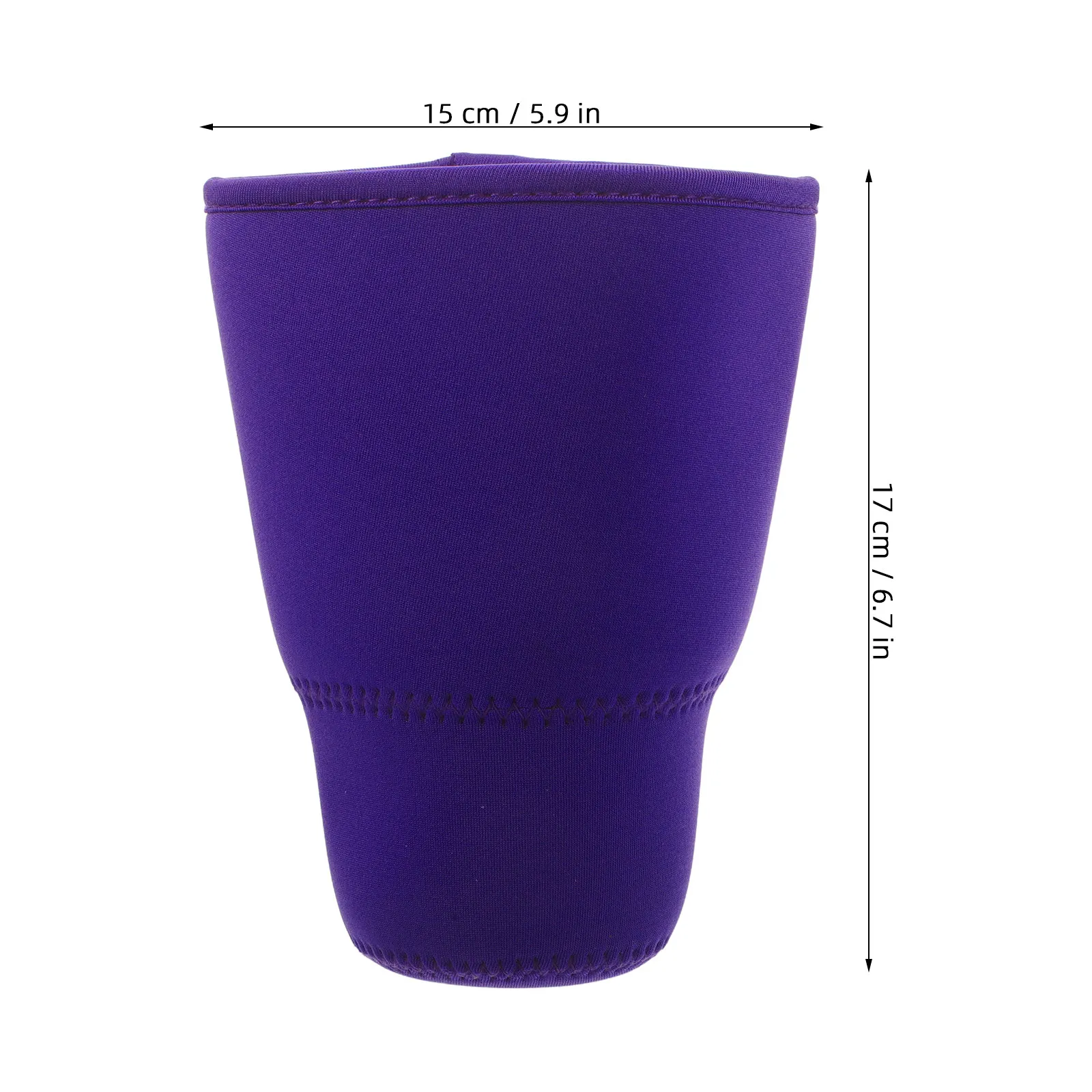 5Pcs Neoprene Insulated Coffee Cup Sleeve Thick Neoprene Drink Cover Tumbler Cozy Reusable Office Commuting Drink Protector